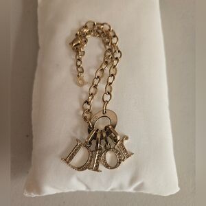 Dior 2000s logo Bracelets - rose gold